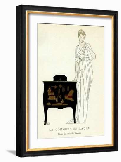 Lacquer Commode-Bernard Boutet De Monvel-Framed Art Print