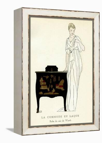 Lacquer Commode-Bernard Boutet De Monvel-Framed Stretched Canvas