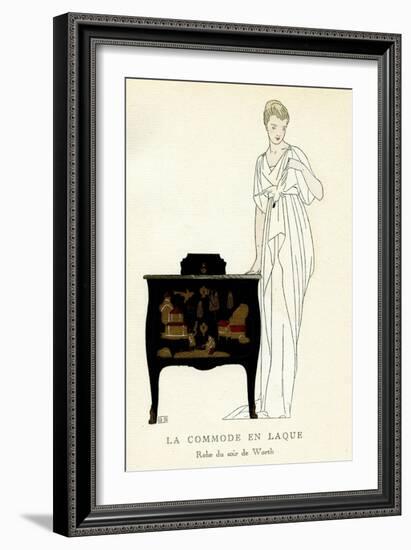 Lacquer Commode-Bernard Boutet De Monvel-Framed Premium Giclee Print