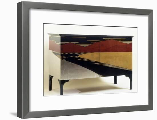 Lacquered Art Deco Style Cabinet-null-Framed Giclee Print