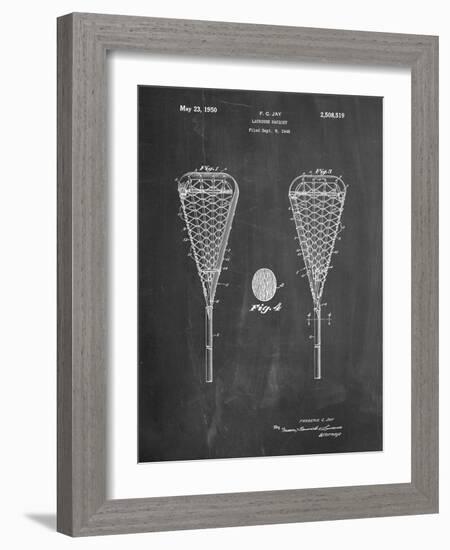 Lacrosse Stick 1948 Patent-Cole Borders-Framed Premium Giclee Print