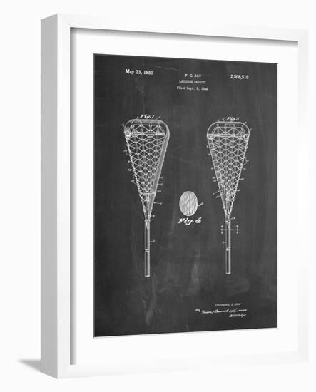 Lacrosse Stick 1948 Patent-Cole Borders-Framed Premium Giclee Print