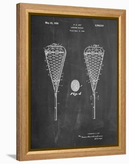 Lacrosse Stick 1948 Patent-Cole Borders-Framed Stretched Canvas