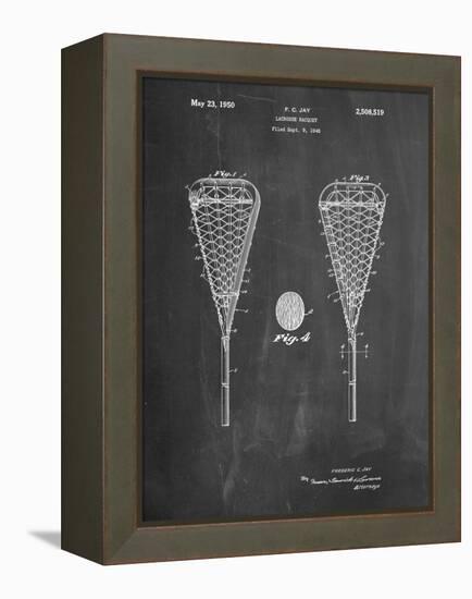 Lacrosse Stick 1948 Patent-Cole Borders-Framed Stretched Canvas