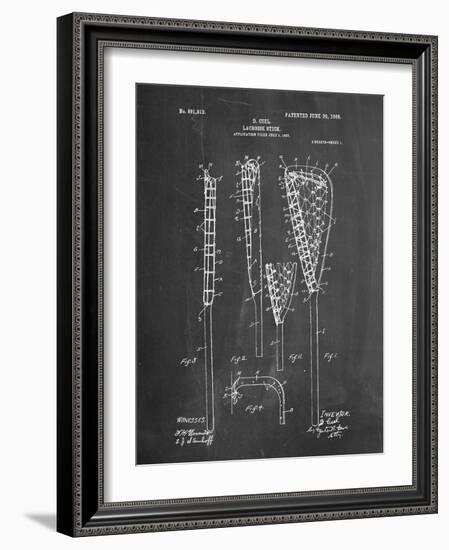 Lacrosse Stick Patent-null-Framed Art Print