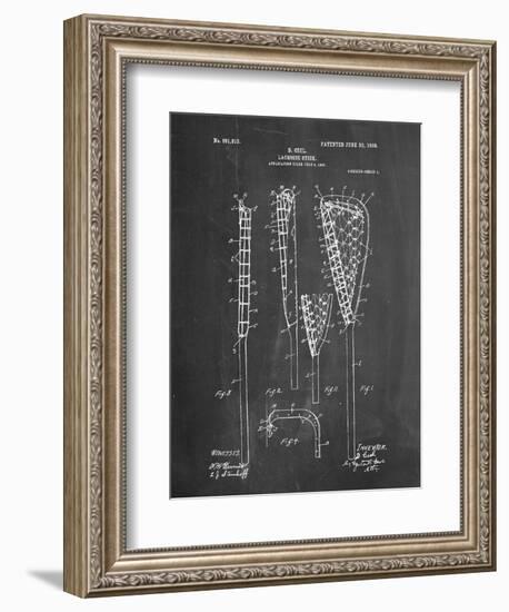 Lacrosse Stick Patent-null-Framed Art Print