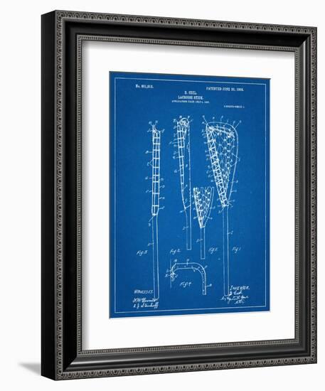 Lacrosse Stick Patent-null-Framed Art Print