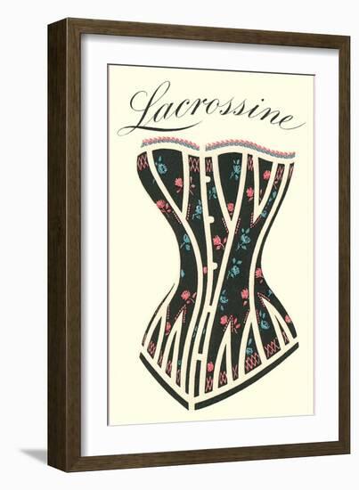 Lacrossine Corset-null-Framed Art Print