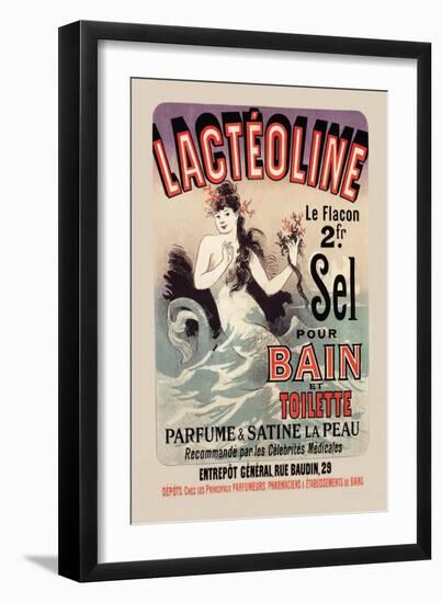 Lacteoline-Jules Chéret-Framed Art Print