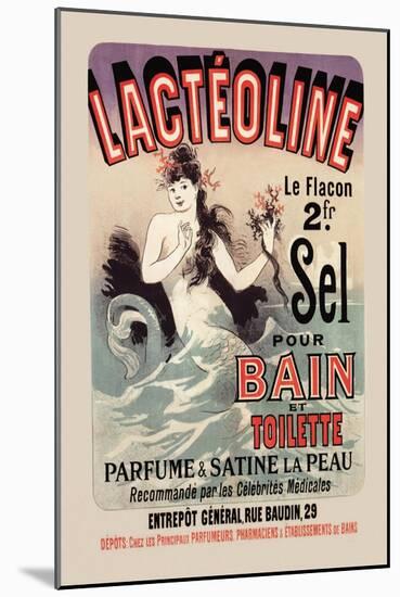 Lacteoline-Jules Chéret-Mounted Art Print