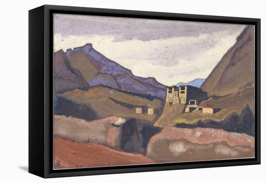 Ladakh Par Roerich, Nicholas (1874-1947). Tempera on Cardboard, Size : 30,5X45,7, 1938, State Orien-Nicholas Roerich-Framed Premier Image Canvas
