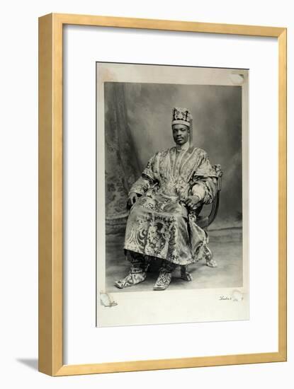 Ladapo Samuel Ademola, Later the 7th Alake of Abeokuta, England, 1904-Louis Adolph Langfier-Framed Giclee Print