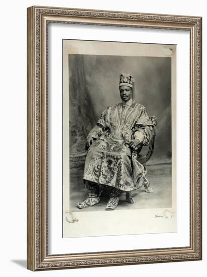 Ladapo Samuel Ademola, Later the 7th Alake of Abeokuta, England, 1904-Louis Adolph Langfier-Framed Giclee Print