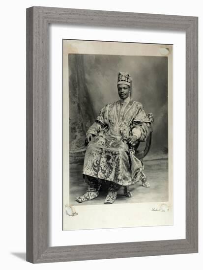 Ladapo Samuel Ademola, Later the 7th Alake of Abeokuta, England, 1904-Louis Adolph Langfier-Framed Giclee Print