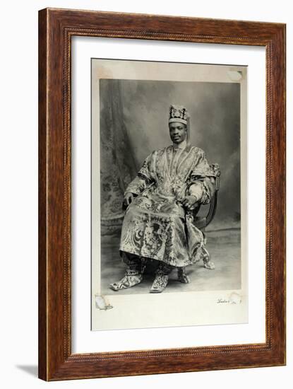 Ladapo Samuel Ademola, Later the 7th Alake of Abeokuta, England, 1904-Louis Adolph Langfier-Framed Giclee Print