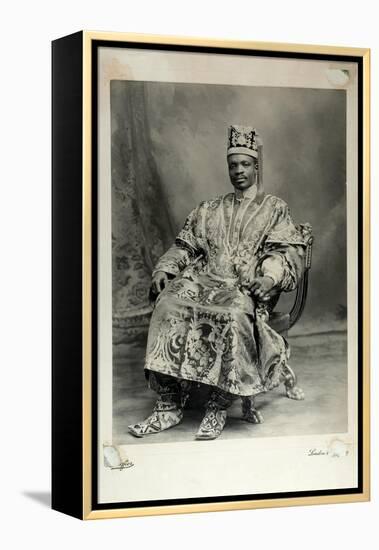 Ladapo Samuel Ademola, Later the 7th Alake of Abeokuta, England, 1904-Louis Adolph Langfier-Framed Premier Image Canvas