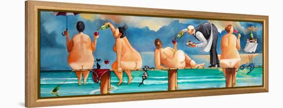 Ladies Afternoon II-Ronald West-Framed Stretched Canvas