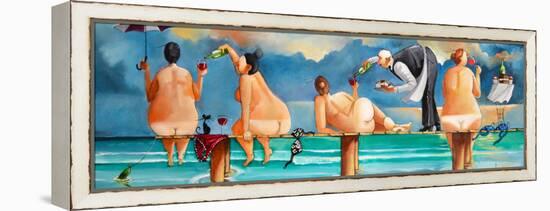 Ladies Afternoon II-Ronald West-Framed Stretched Canvas