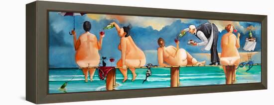 Ladies Afternoon II-Ronald West-Framed Stretched Canvas