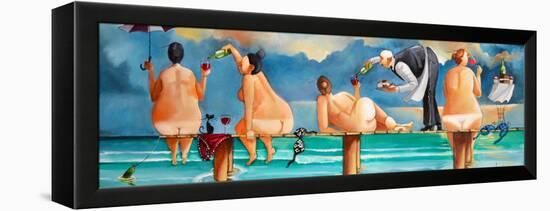 Ladies Afternoon II-Ronald West-Framed Stretched Canvas