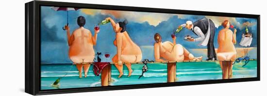 Ladies Afternoon II-Ronald West-Framed Stretched Canvas