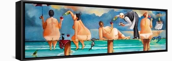 Ladies Afternoon II-Ronald West-Framed Stretched Canvas