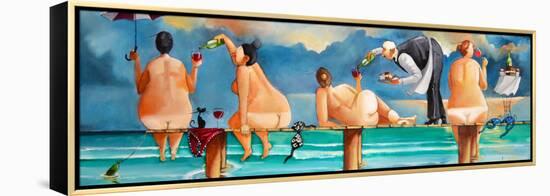 Ladies Afternoon II-Ronald West-Framed Stretched Canvas