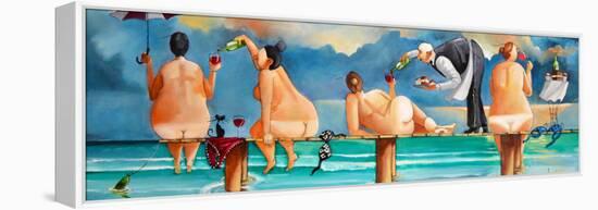 Ladies Afternoon II-Ronald West-Framed Stretched Canvas