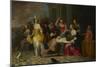 Ladies and Gentlemen Playing La Main Chaude, C. 1655-1665-Hieronymus Janssens-Mounted Giclee Print