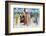 Ladies at a Boat Race in Various Summer Outfits-null-Framed Photographic Print