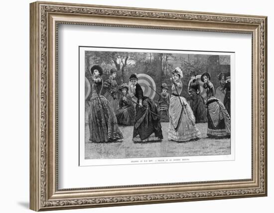 Ladies at an Archery Meeting-Lucien Davis-Framed Photographic Print