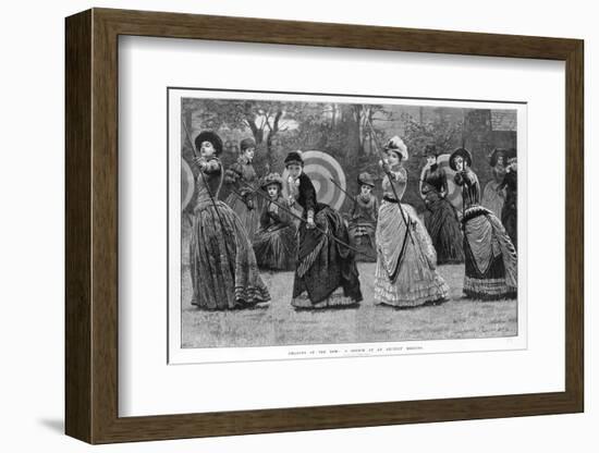 Ladies at an Archery Meeting-Lucien Davis-Framed Photographic Print