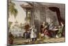 Ladies at Cards-Thomas Allom-Mounted Art Print