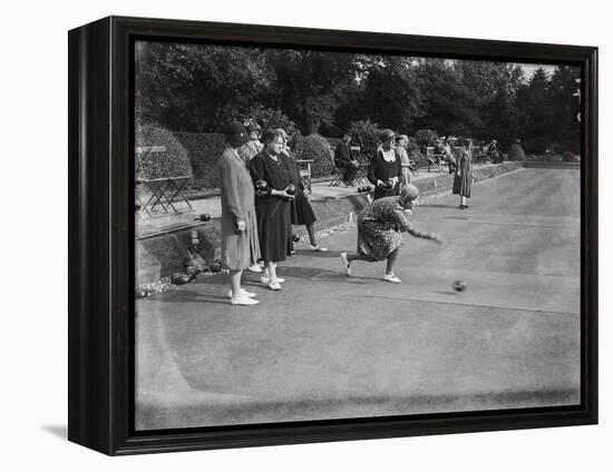 Ladies Bowling Club-null-Framed Premier Image Canvas