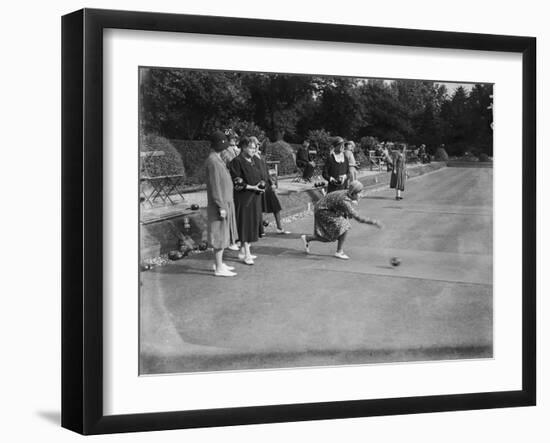 Ladies Bowling Club-null-Framed Photographic Print