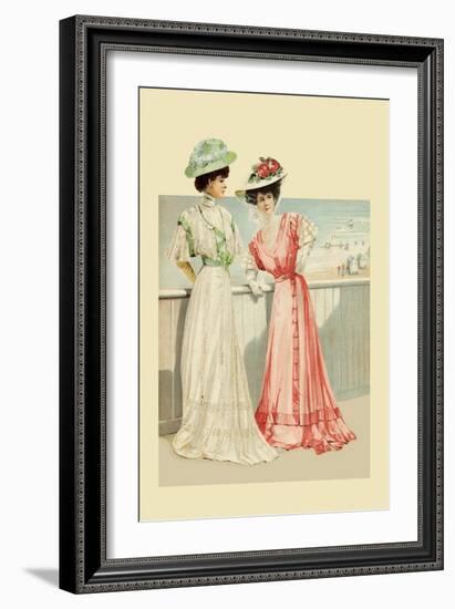 Ladies by the Sea-null-Framed Art Print