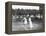 Ladies' Doubles Match at Wimbledon-null-Framed Premier Image Canvas