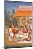 Ladies Feasting and Drinking Wine, India-null-Mounted Giclee Print