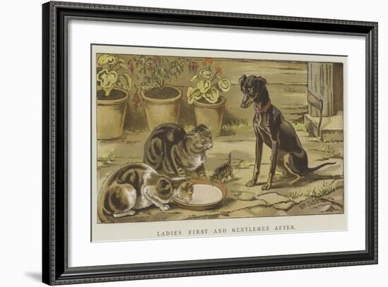 Ladies First and Gentlemen After-S.t. Dadd-Framed Giclee Print