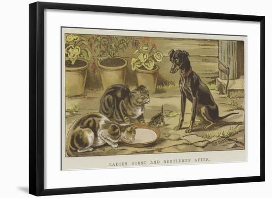 Ladies First and Gentlemen After-S.t. Dadd-Framed Giclee Print