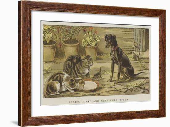 Ladies First and Gentlemen After-S.t. Dadd-Framed Giclee Print