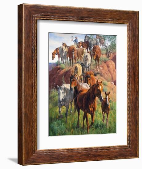 Ladies First-Jack Sorenson-Framed Art Print