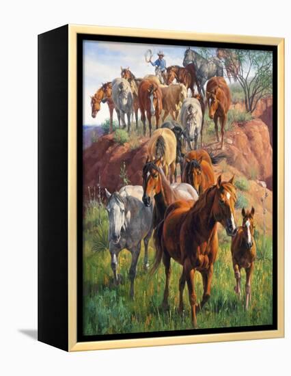 Ladies First-Jack Sorenson-Framed Stretched Canvas