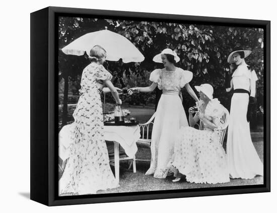 Ladies' Garden Party, 1934-null-Framed Premier Image Canvas