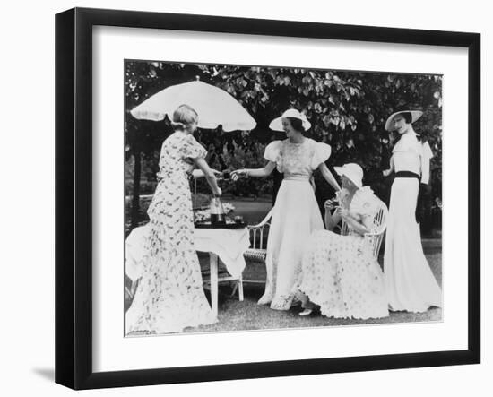 Ladies' Garden Party, 1934-null-Framed Photographic Print