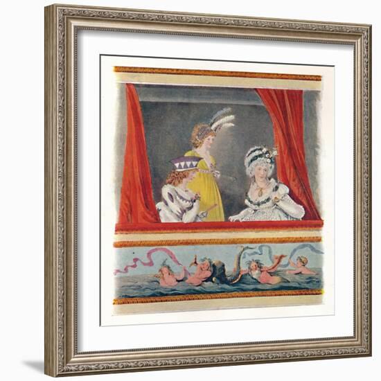 'Ladies In Evening Dress', 1796, (1904)-Unknown-Framed Giclee Print