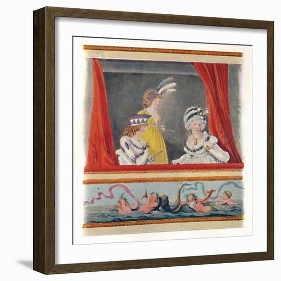 'Ladies In Evening Dress', 1796, (1904)-Unknown-Framed Giclee Print