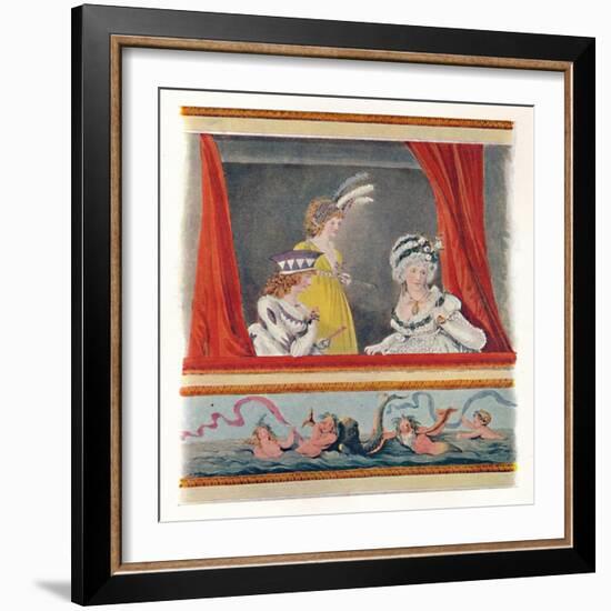 'Ladies In Evening Dress', 1796, (1904)-Unknown-Framed Giclee Print