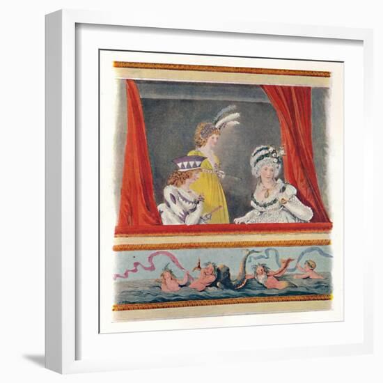 'Ladies In Evening Dress', 1796, (1904)-Unknown-Framed Giclee Print