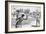 Ladies Lawn Tennis Tourney; Illustration-Bettmann-Framed Giclee Print